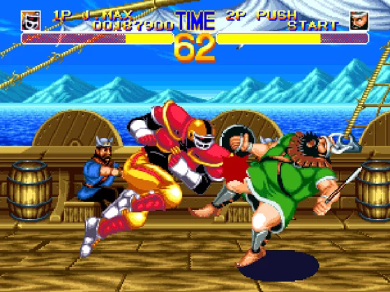 Изображение игры: WORLD HEROES 2