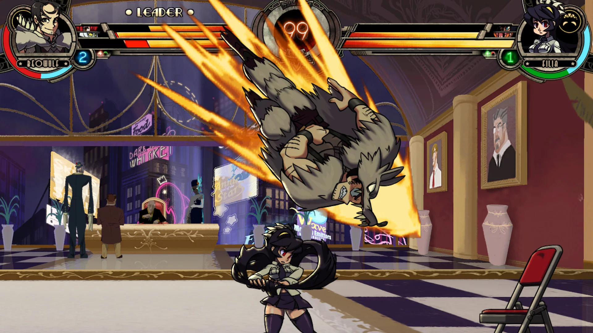 Изображение игры: Skullgirls: Encore - Beowulf