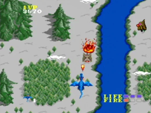 Изображение игры: Dragon Spirit