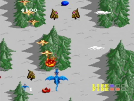 Изображение игры: Dragon Spirit