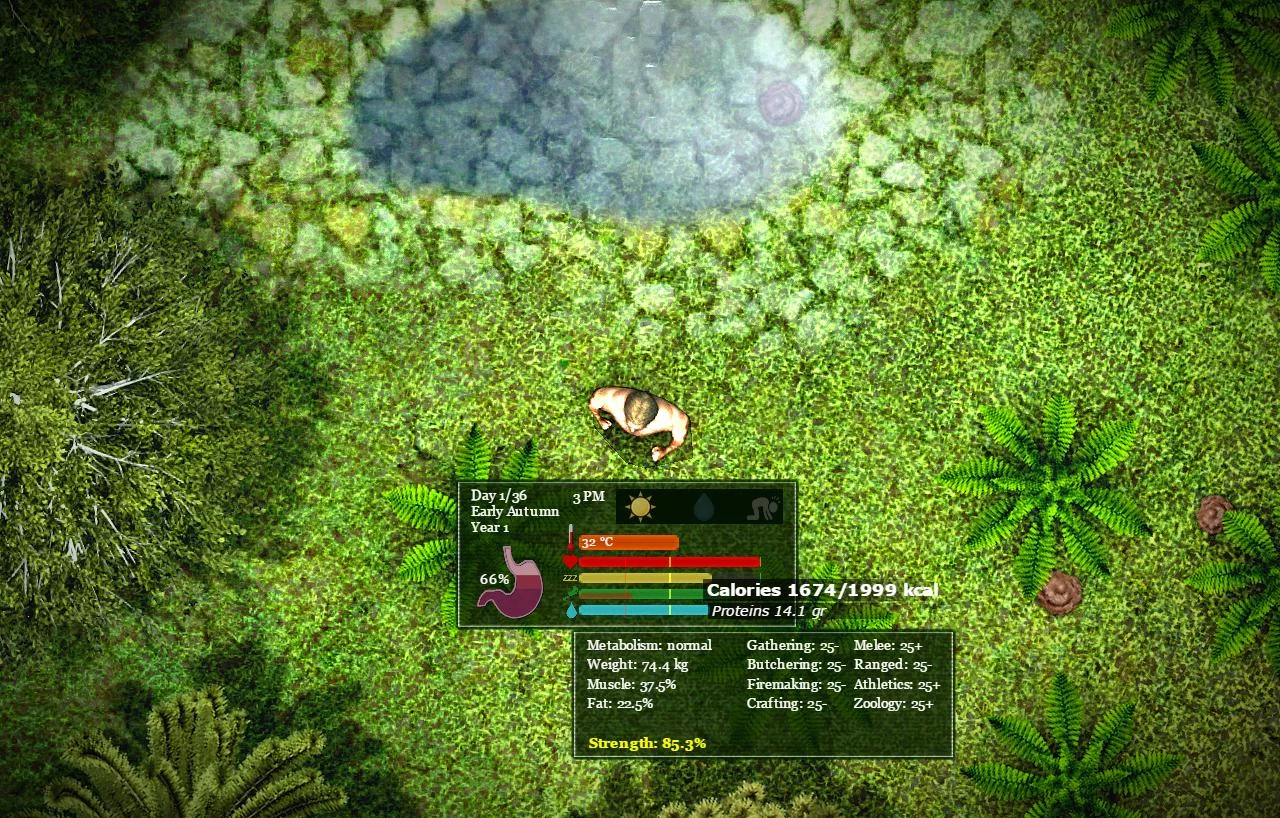 Изображение игры: DinoSystem: Survival & Ecology Sim