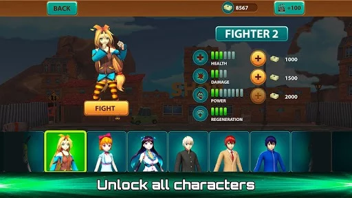 Изображение игры: Boxing MMA: Anime Fight