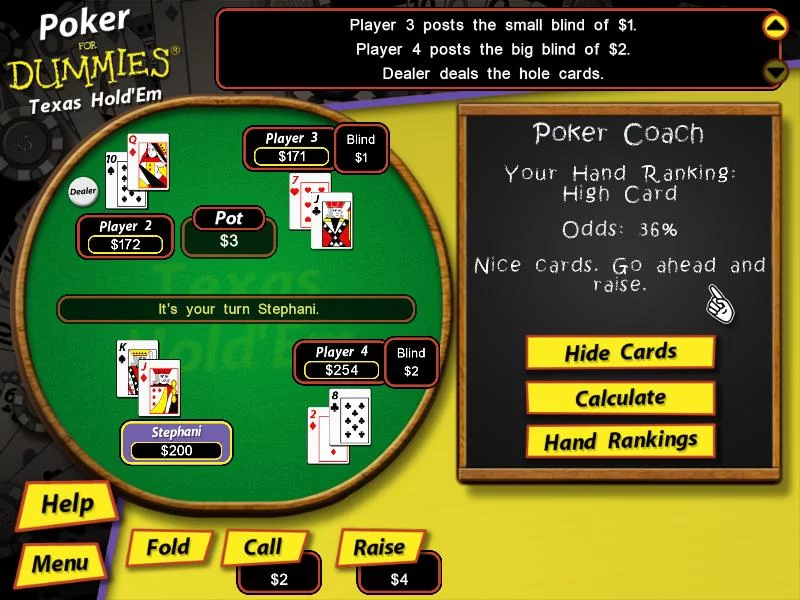 Изображение игры: Poker for Dummies Featuring Texas Hold'Em