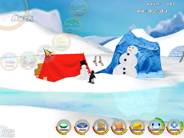 Изображение игры: 101 Penguin Pets