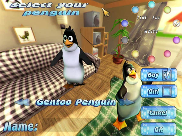 Изображение игры: 101 Penguin Pets