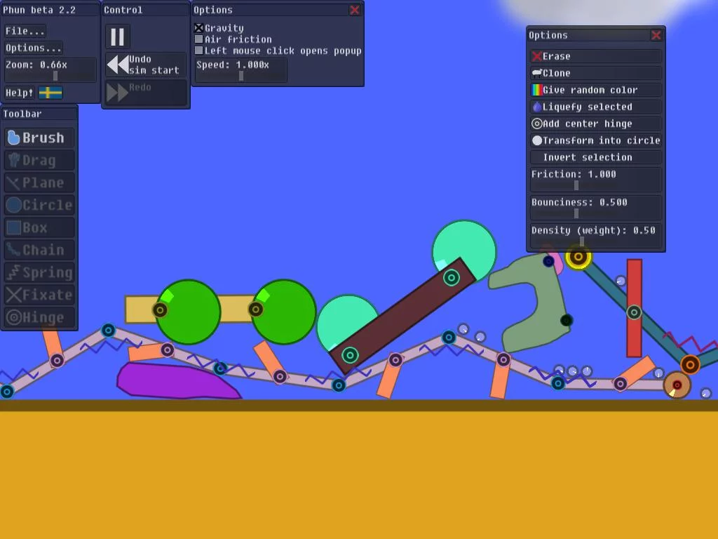 Изображение игры: Phun