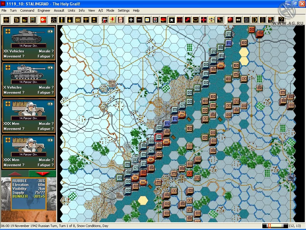 Изображение игры: Panzer Campaigns: Stalingrad '42