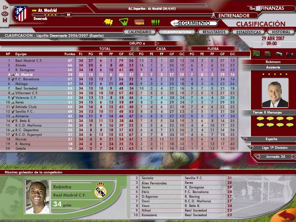 Изображение игры: Professional Manager 2006
