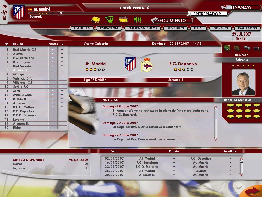 Изображение игры: Professional Manager 2006