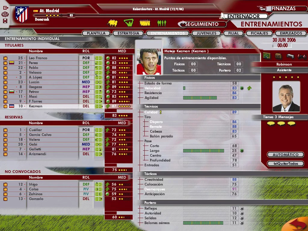 Изображение игры: Professional Manager 2006