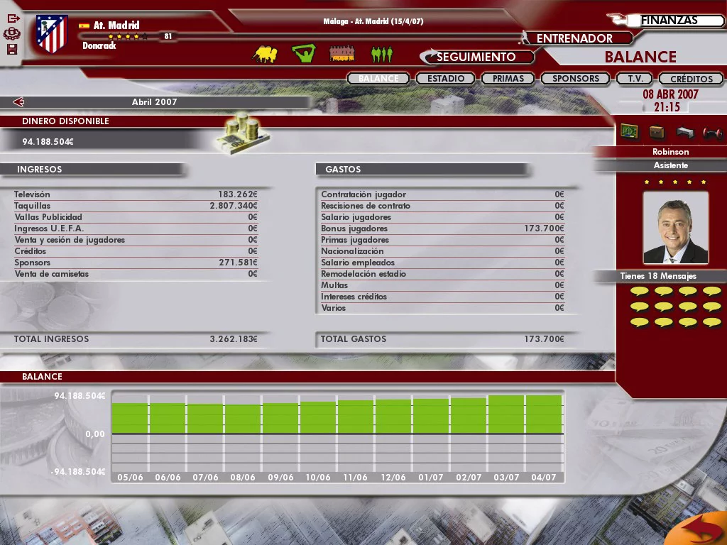 Изображение игры: Professional Manager 2006