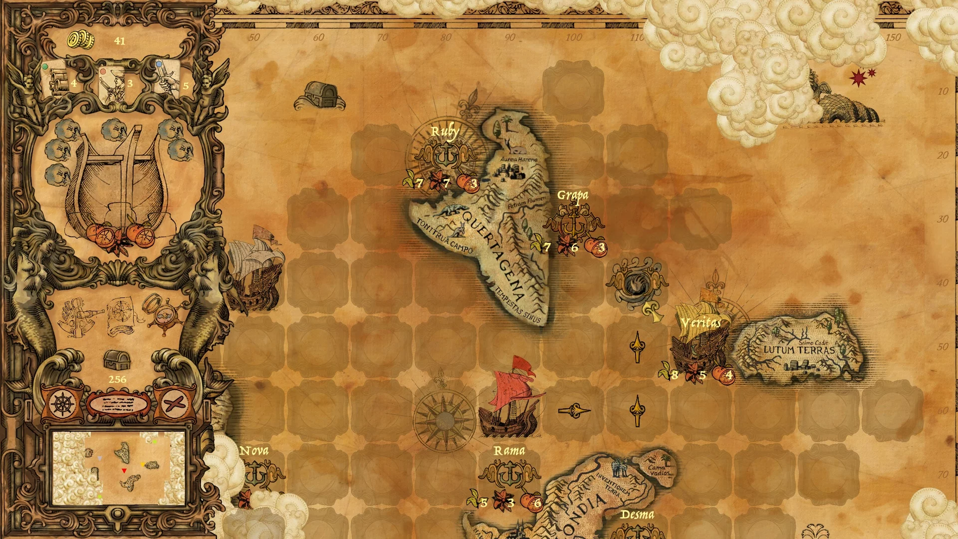 Изображение игры: Fortune Winds: Ancient Trader