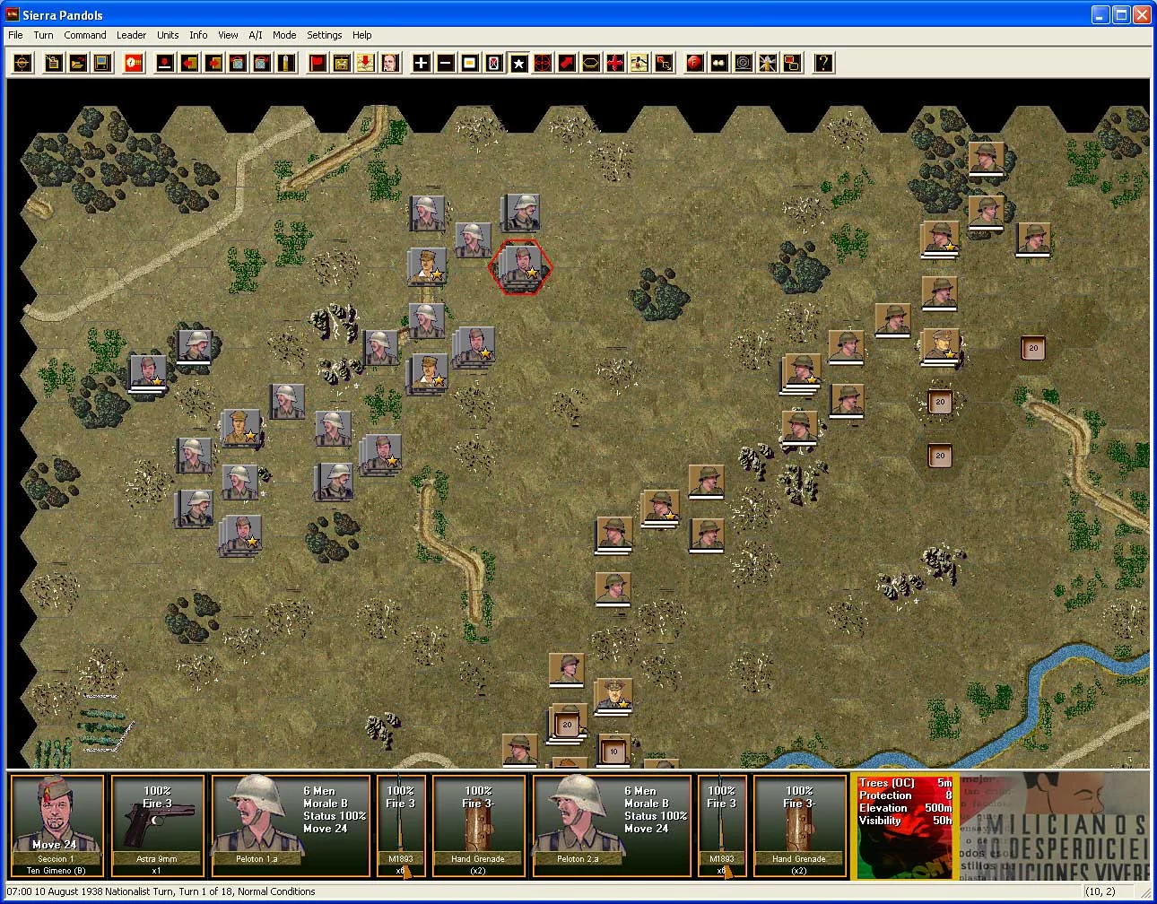 Изображение игры: Squad Battles: Spanish Civil War