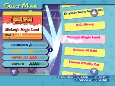 Изображение игры: DanceDance Revolution Disney Grooves