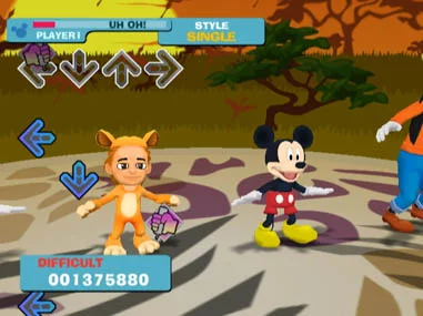 Изображение игры: DanceDance Revolution Disney Grooves