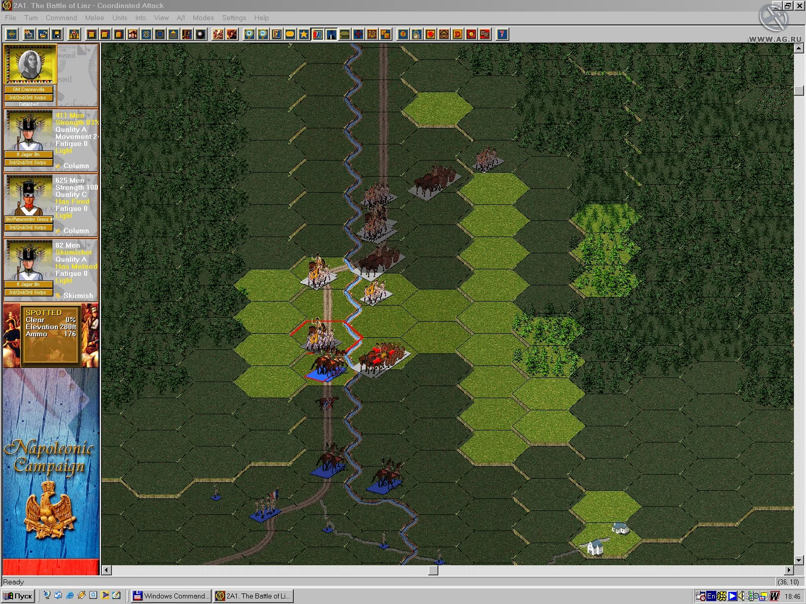 Изображение игры: Napoleonic Battles: Campaign Wagram