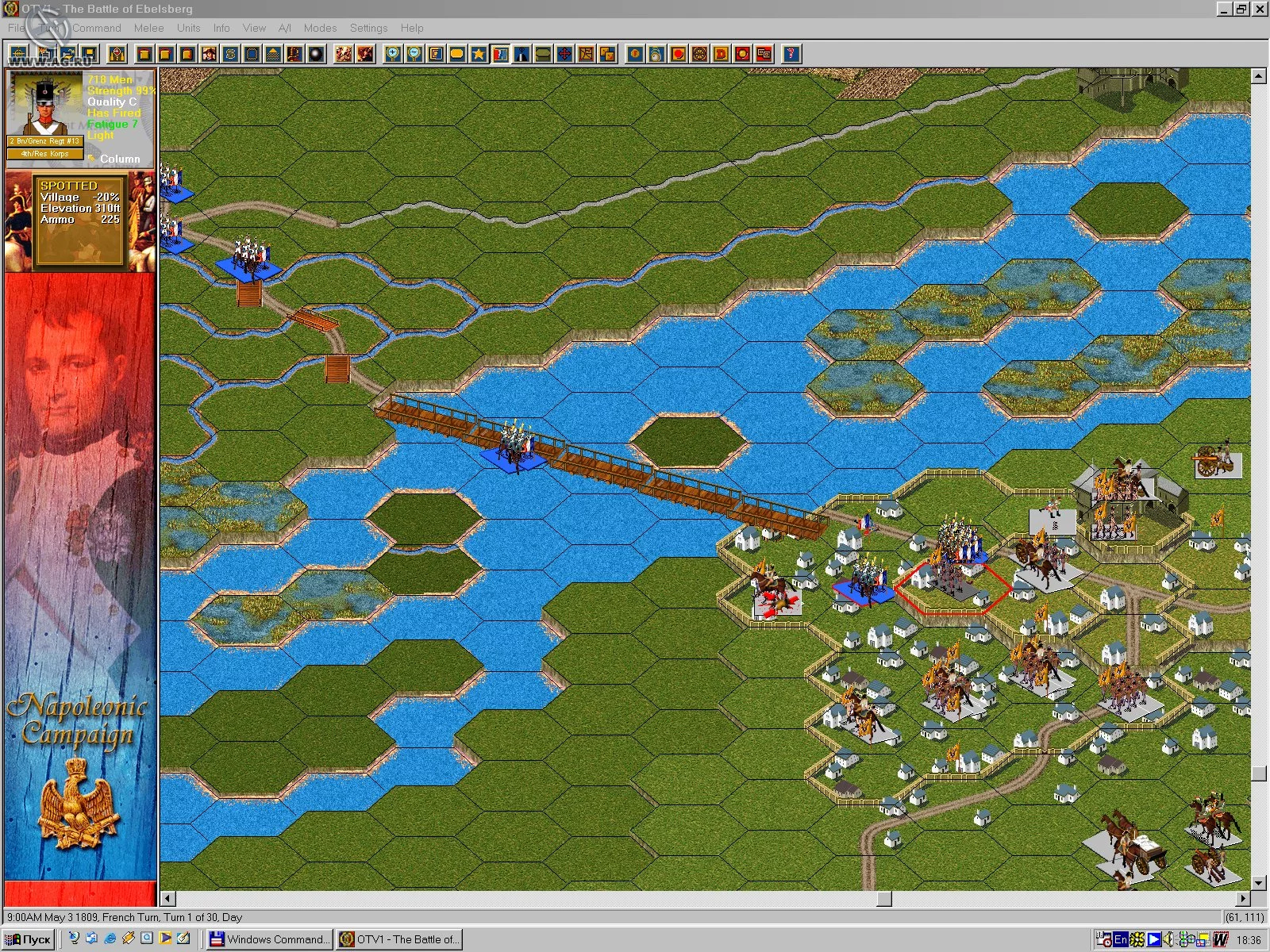 Изображение игры: Napoleonic Battles: Campaign Wagram