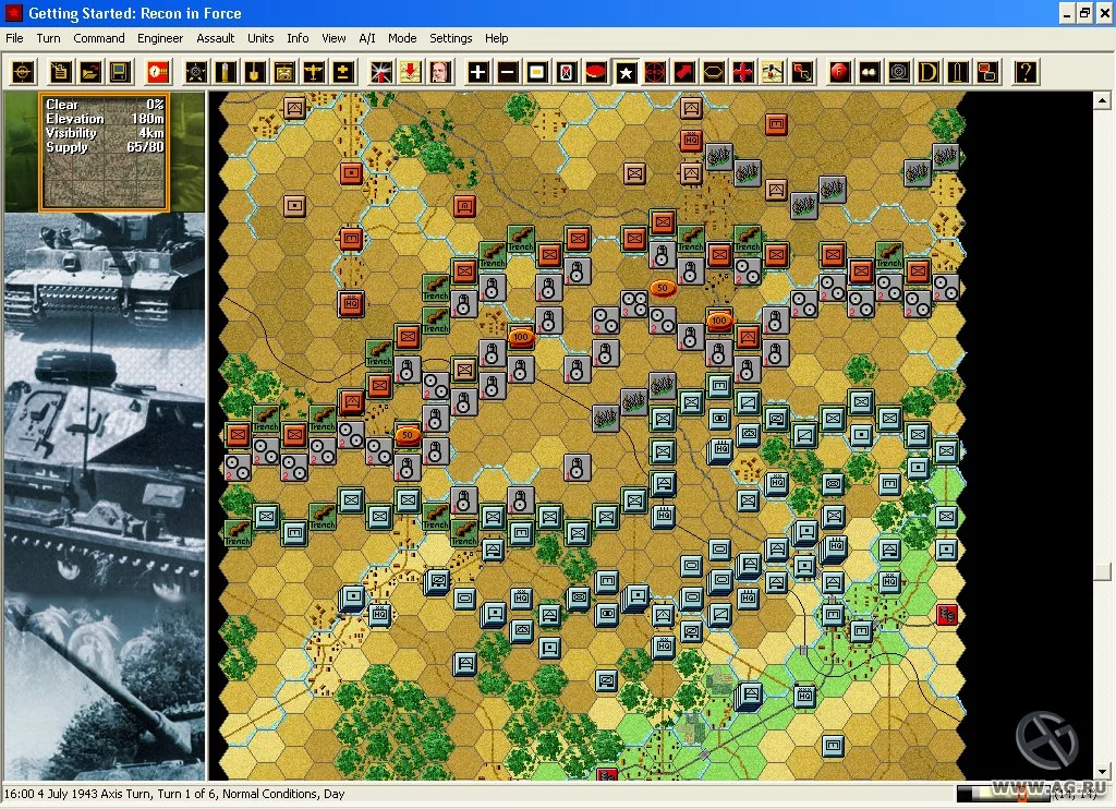 Изображение игры: Panzer Campaigns: Kursk '43
