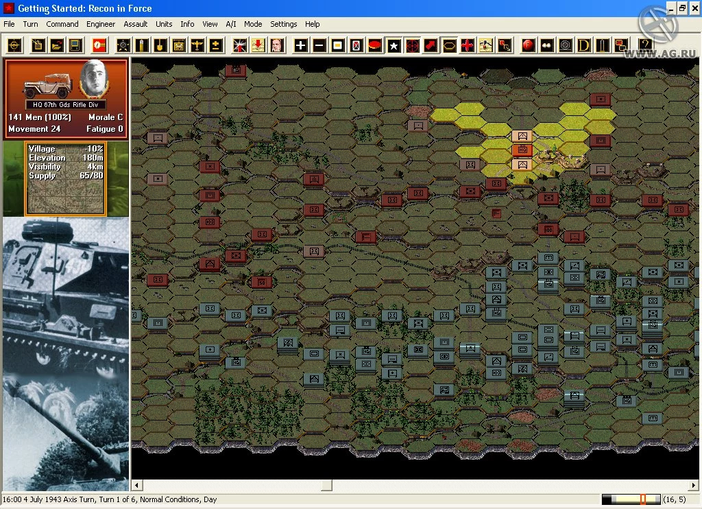 Изображение игры: Panzer Campaigns: Kursk '43