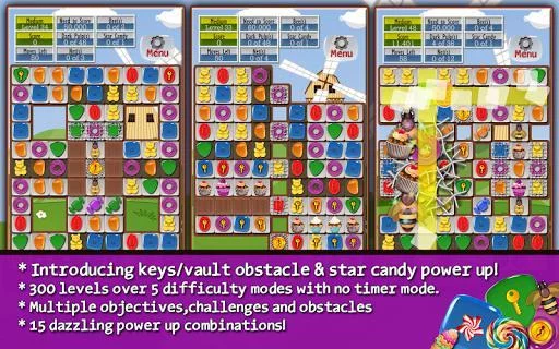 Изображение игры: Sugar Drops - Match 3 puzzle
