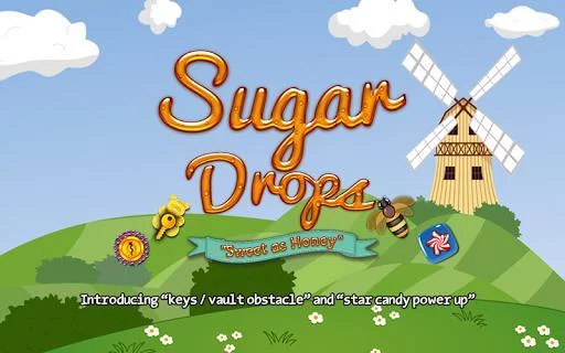 Изображение игры: Sugar Drops - Match 3 puzzle
