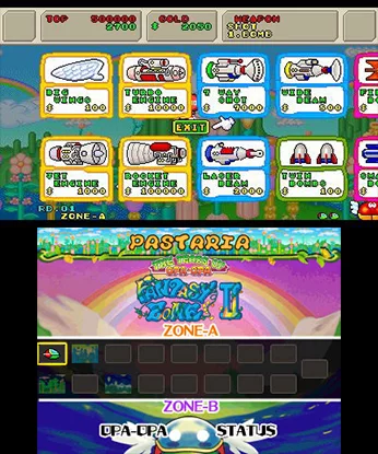 Изображение игры: 3D Fantasy Zone II