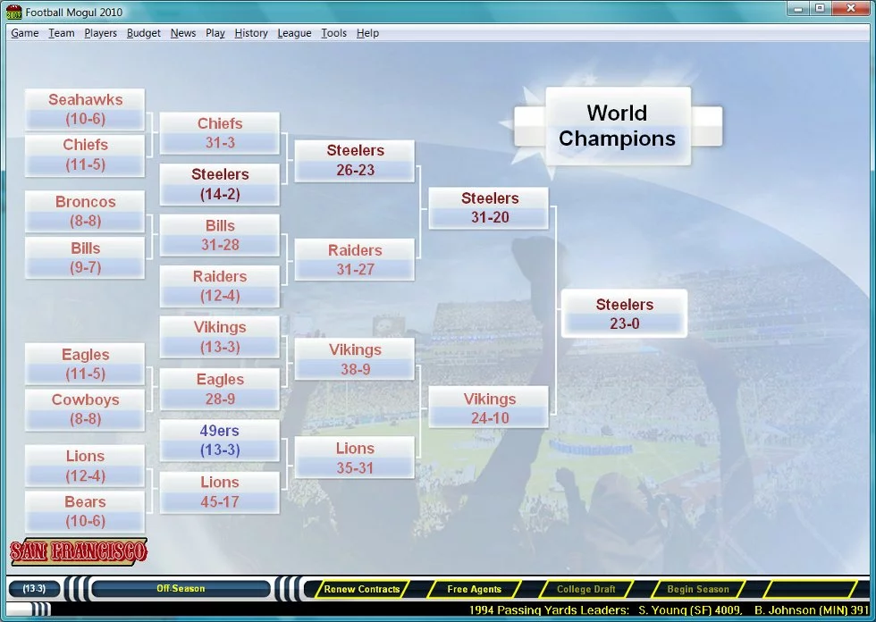 Изображение игры: Football Mogul 2010