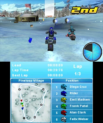 Изображение игры: Snow Moto Racing 3D