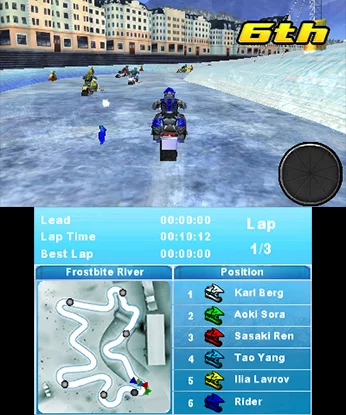 Изображение игры: Snow Moto Racing 3D