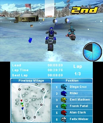 Изображение игры: Snow Moto Racing 3D