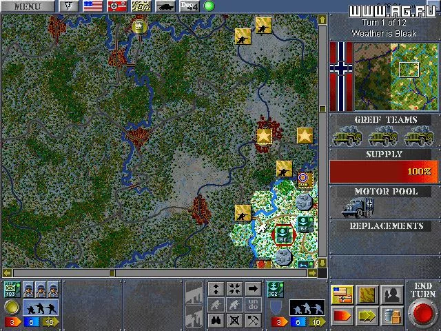 Изображение игры: Decisive Battles of World War II: The Ardennes Offensive