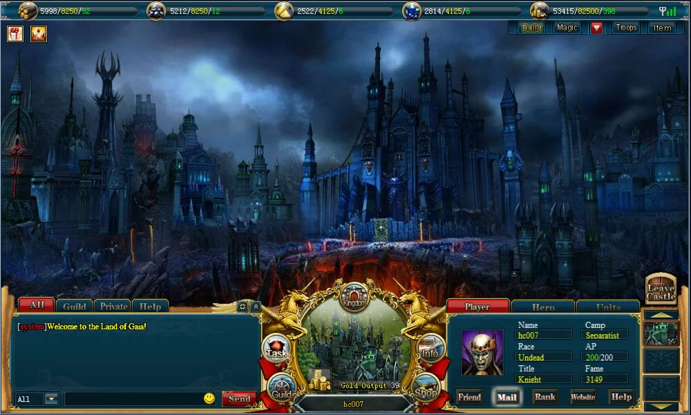 Изображение игры: Heroes of Gaia