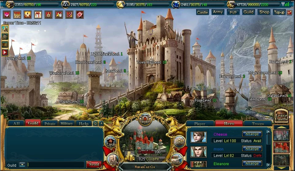 Изображение игры: Heroes of Gaia