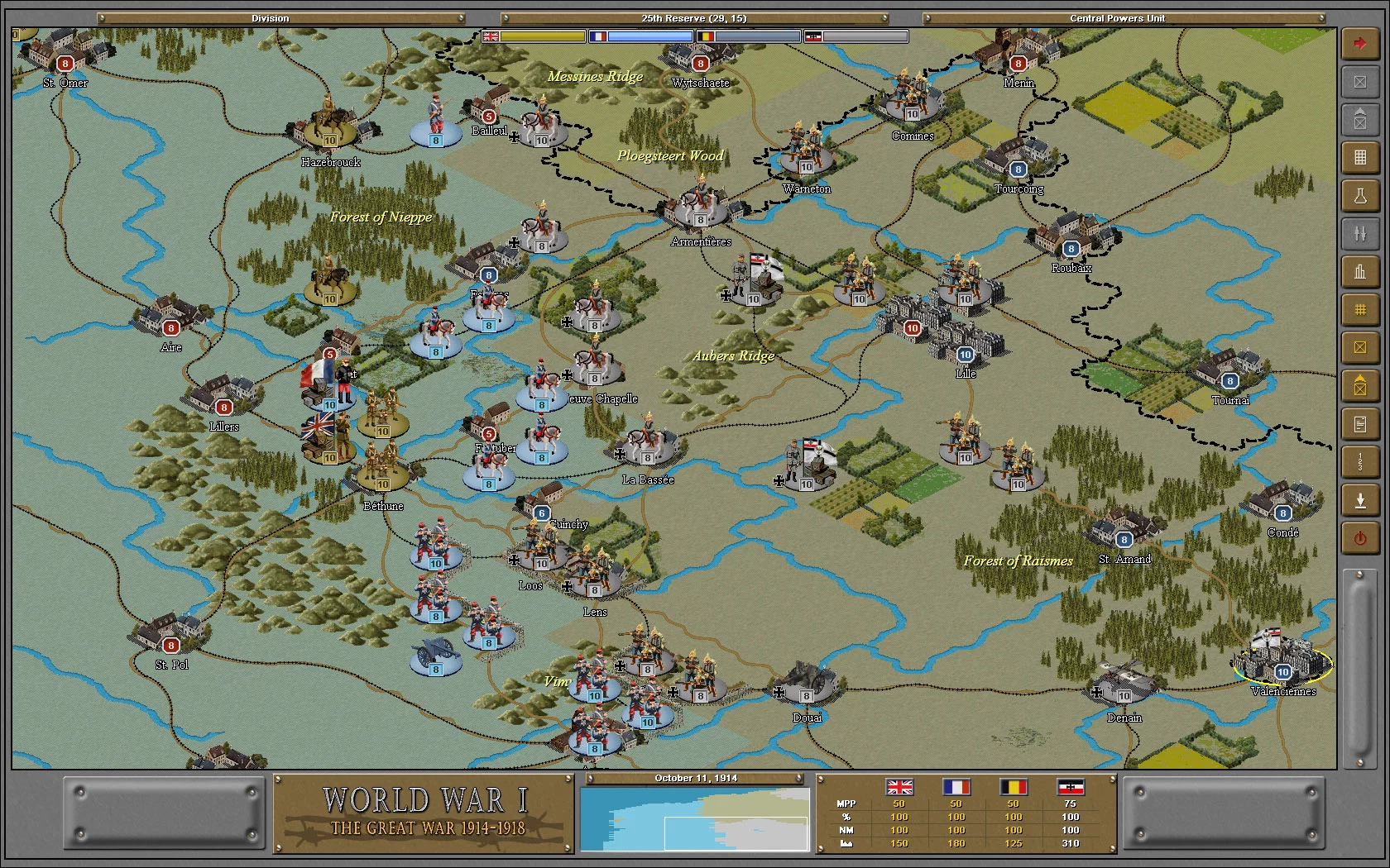 Изображение игры: Strategic Command World War I: The Great War 1914-1918