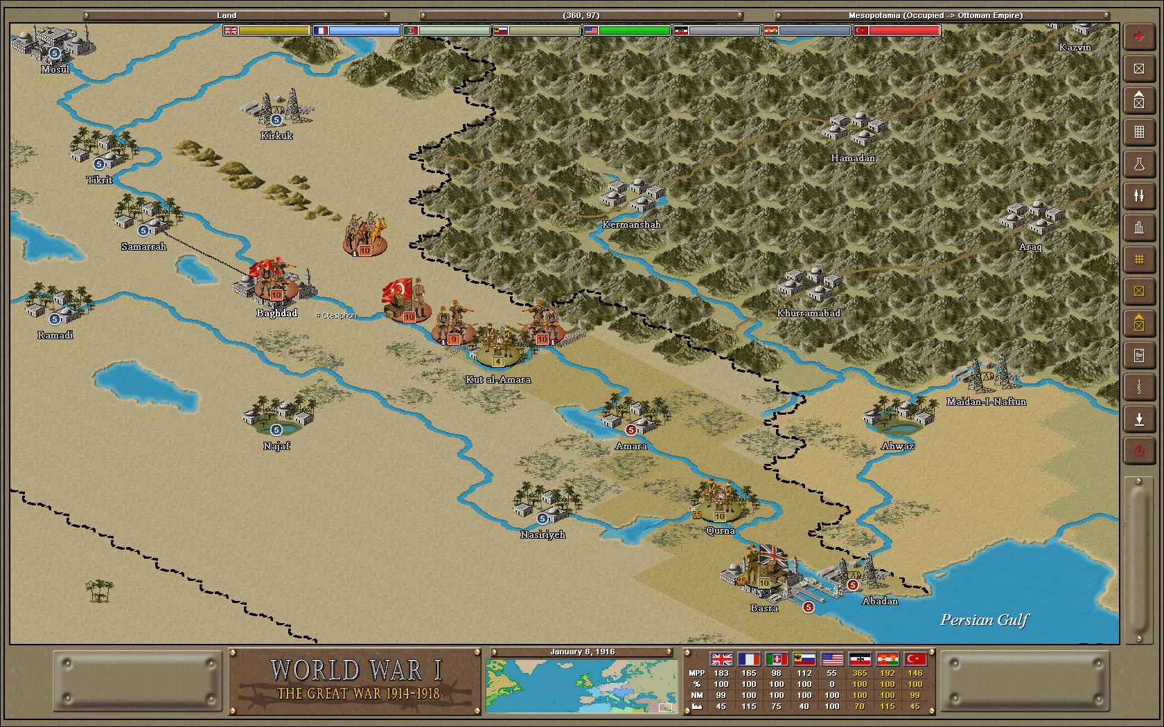 Изображение игры: Strategic Command World War I: The Great War 1914-1918