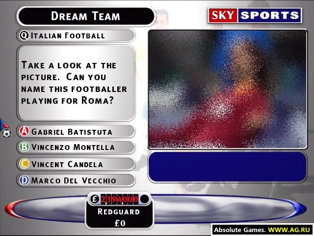 Изображение игры: Sky Sports Football Quiz