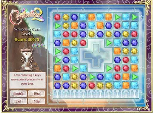 Изображение игры: Crystalize! 2: Quest for the Jewel Crown!