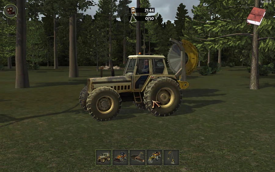 Изображение игры: Woodcutter Simulator 2010