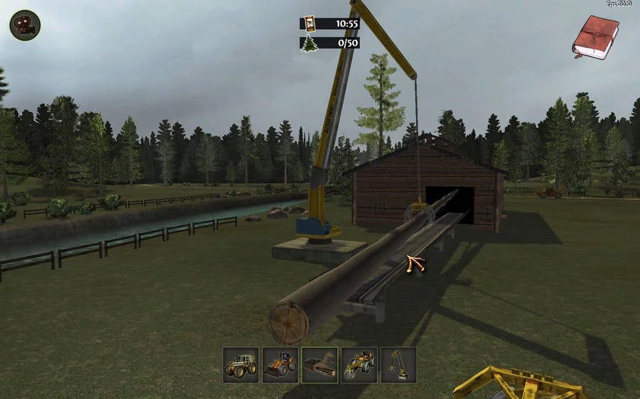 Изображение игры: Woodcutter Simulator 2010