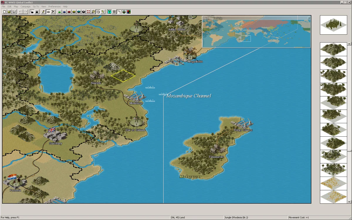Изображение игры: Strategic Command: WWII Global Conflict