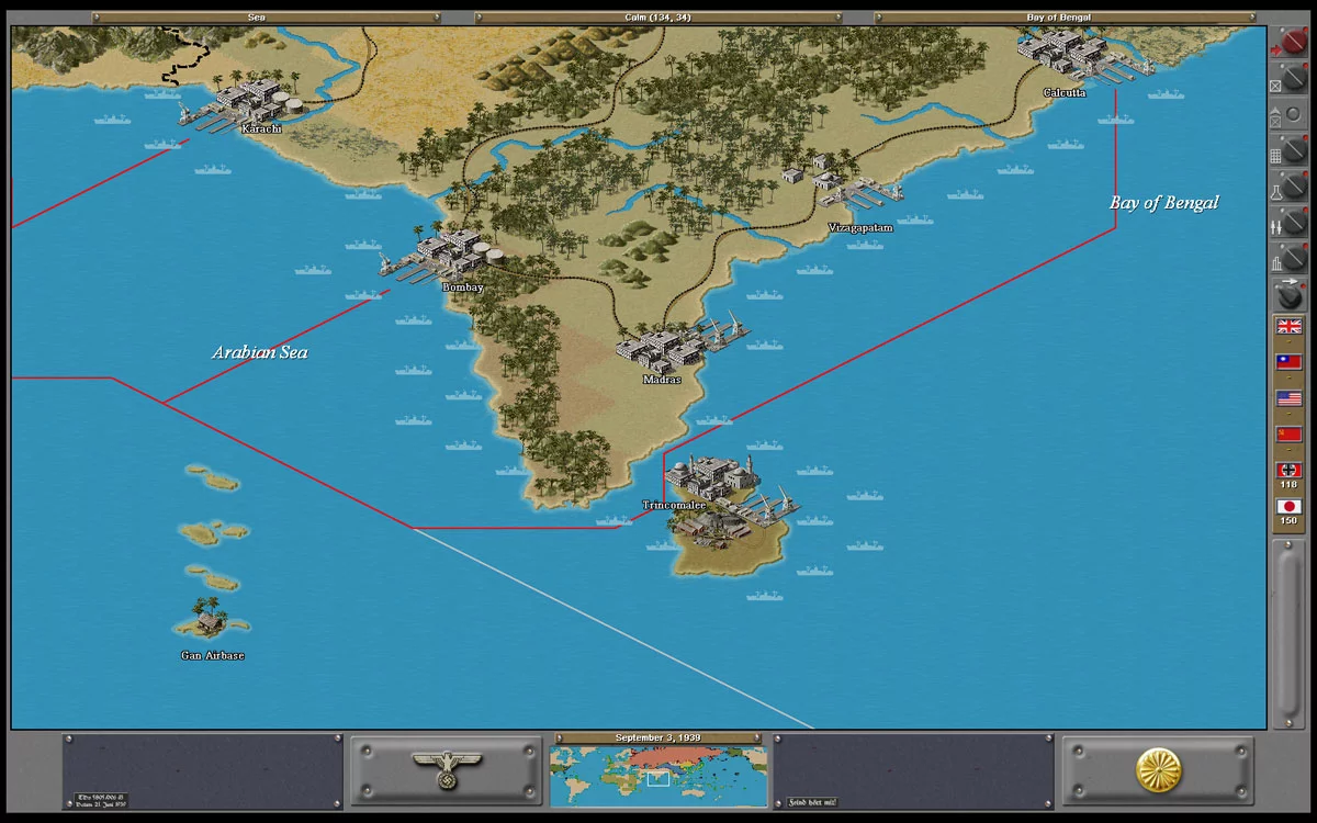 Изображение игры: Strategic Command: WWII Global Conflict