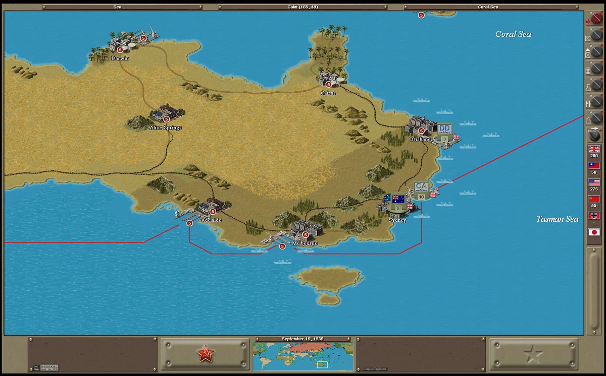 Изображение игры: Strategic Command: WWII Global Conflict