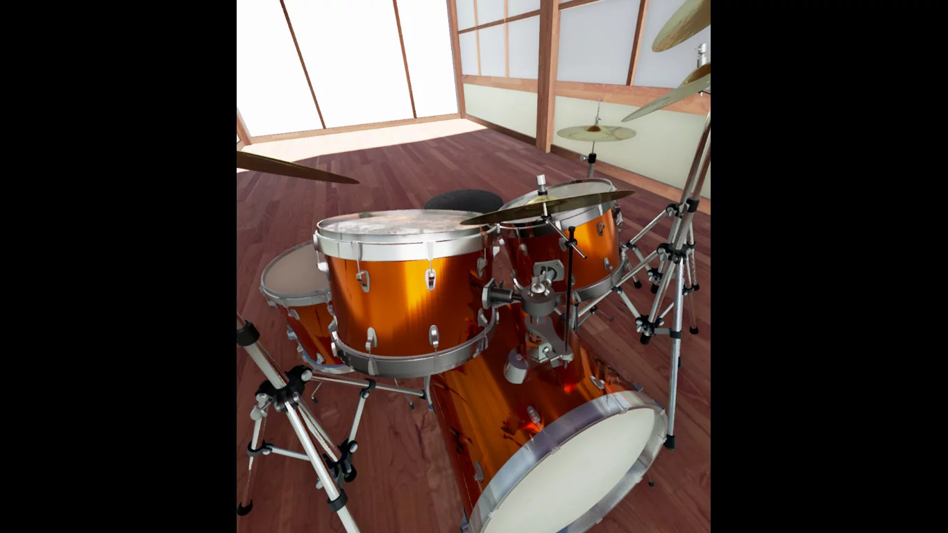 Изображение игры: DrumKit VR - Play drum kit in the world of VR