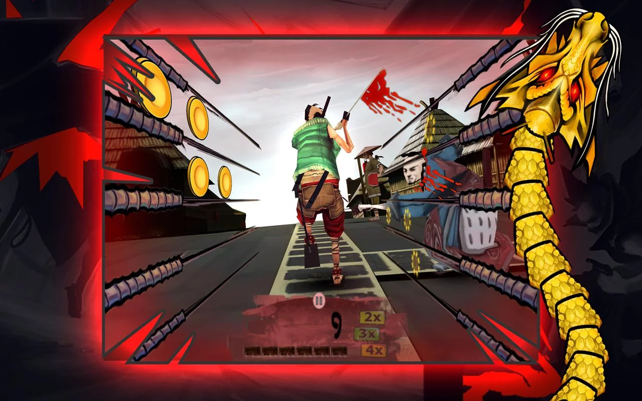 Изображение игры: Music Samurai