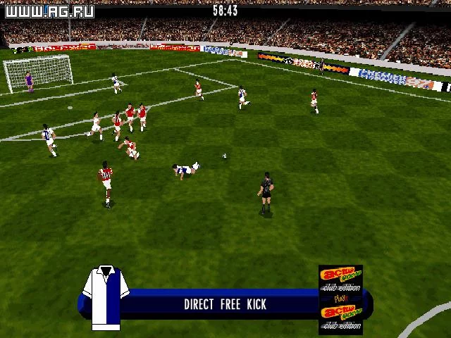 Изображение игры: Actua Soccer Club Edition