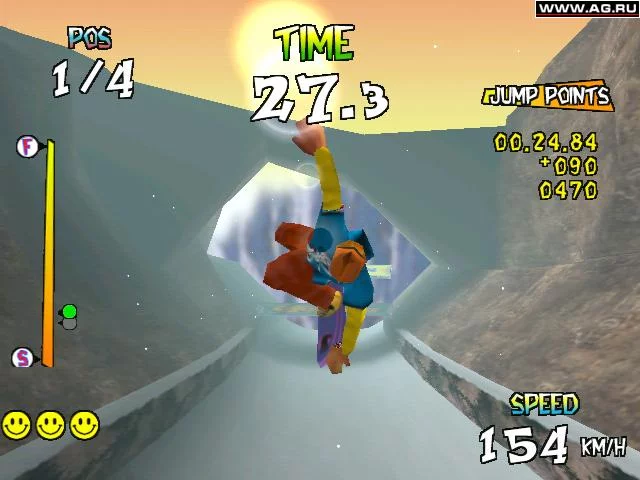 Изображение игры: Snowboard Racer