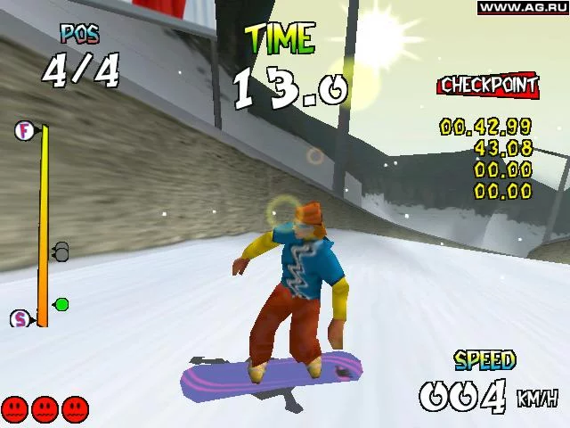 Изображение игры: Snowboard Racer