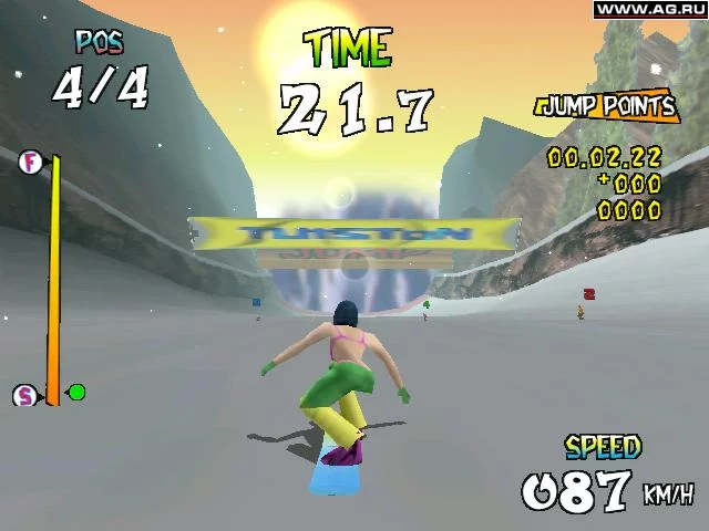 Изображение игры: Snowboard Racer