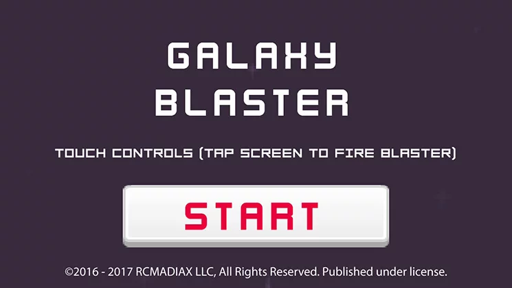 Изображение игры: GALAXY BLASTER