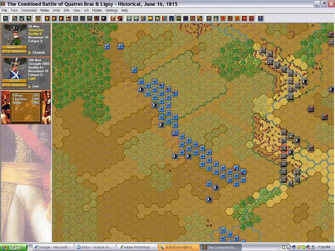 Изображение игры: Napoleonic Battles: Campaign Waterloo